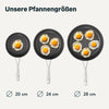 2er-Pfannenset Beschichtet - 24 + 28 cm