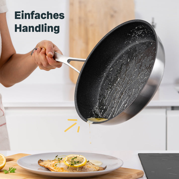 3er-Pfannenset Beschichtet