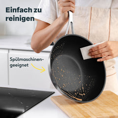 Wokpfanne mit Deckel