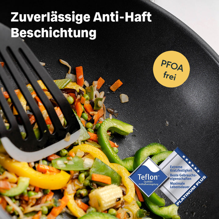 Wokpfanne Ø 28 cm - Induktion - Backofenfest
