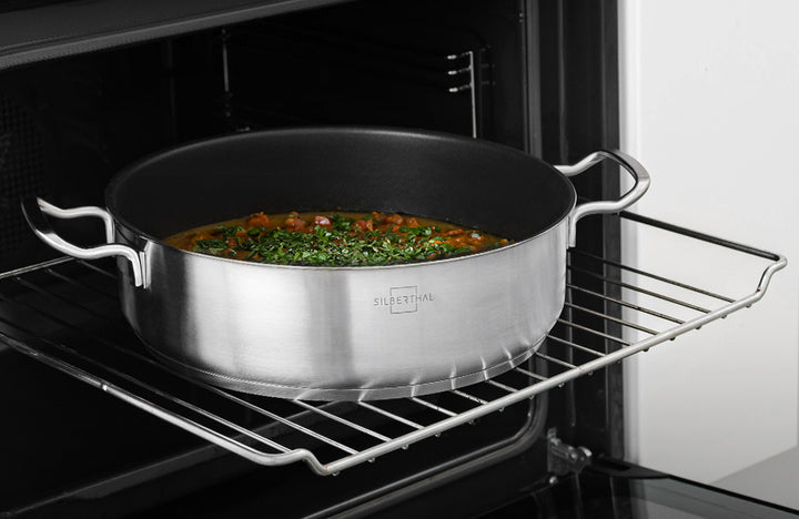 SILBERTHAL Schmorpfanne Unbeschichtet 28 Cm Hoher Rand - Servierpfanne