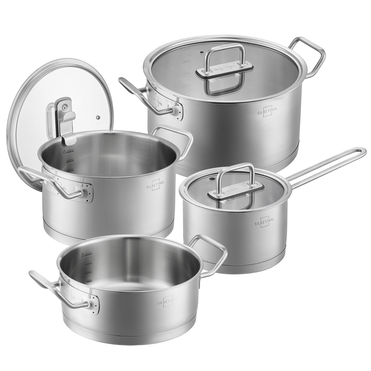 Topfset für Induktion - 4-teilig