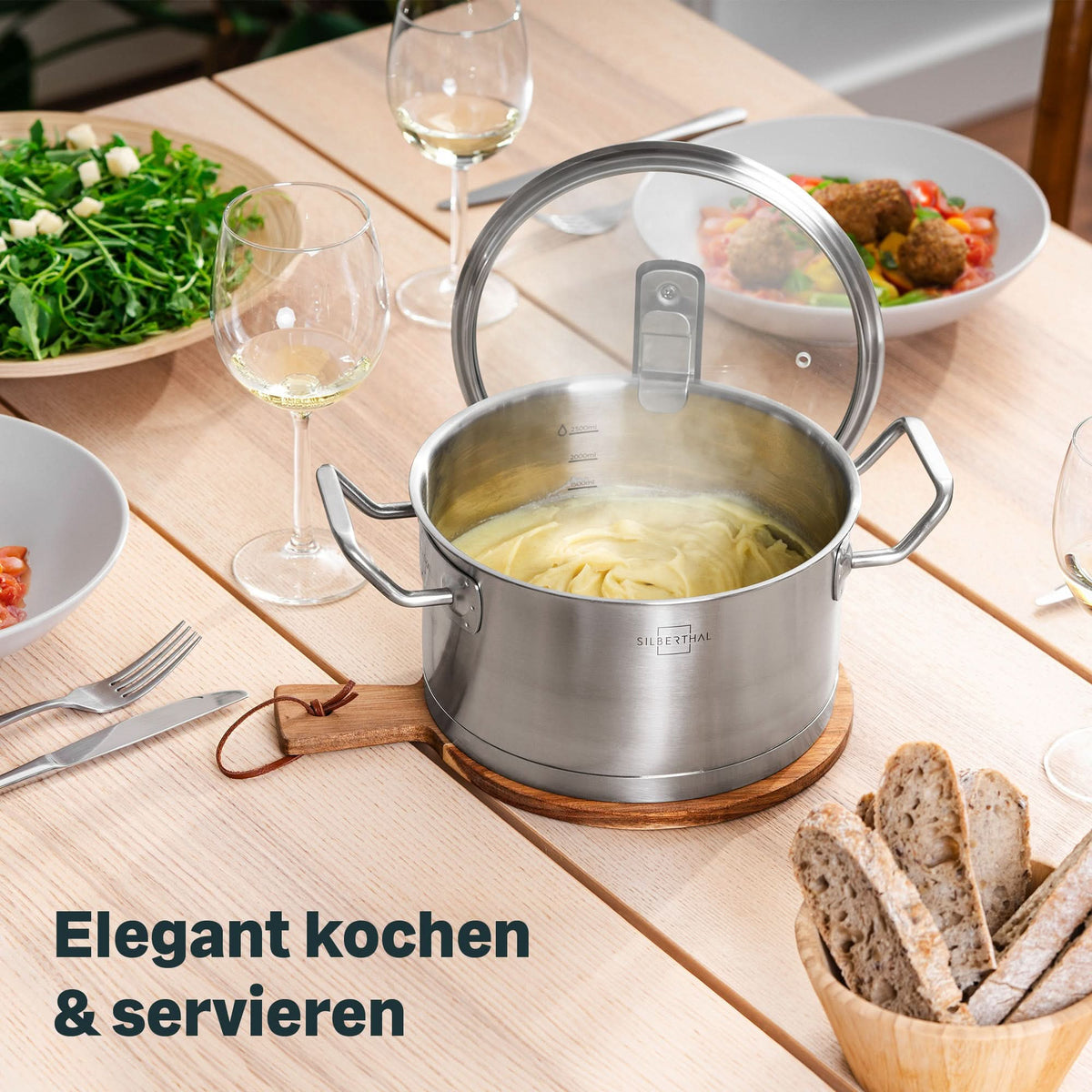 Topfset 3-teilig - Alle Herdarten