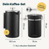 French Press + Kaffeedose Set
