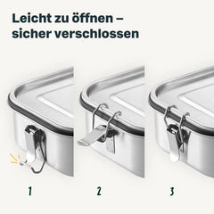 Brotdose Edelstahl 1400ml