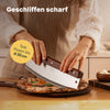Pizzaschieber mit Wiegemesser Set