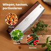 Pizzaschieber mit Wiegemesser Set
