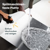 Pizzaschieber aus Edelstahl -  Ø 30 cm - drehbarer Holzgriff