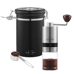 Kaffeemühle mit Kaffeedose Set