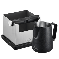 Abklopfbehälter mit Milchkännchen Set