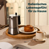Espressokocher mit Kaffeemühle Set