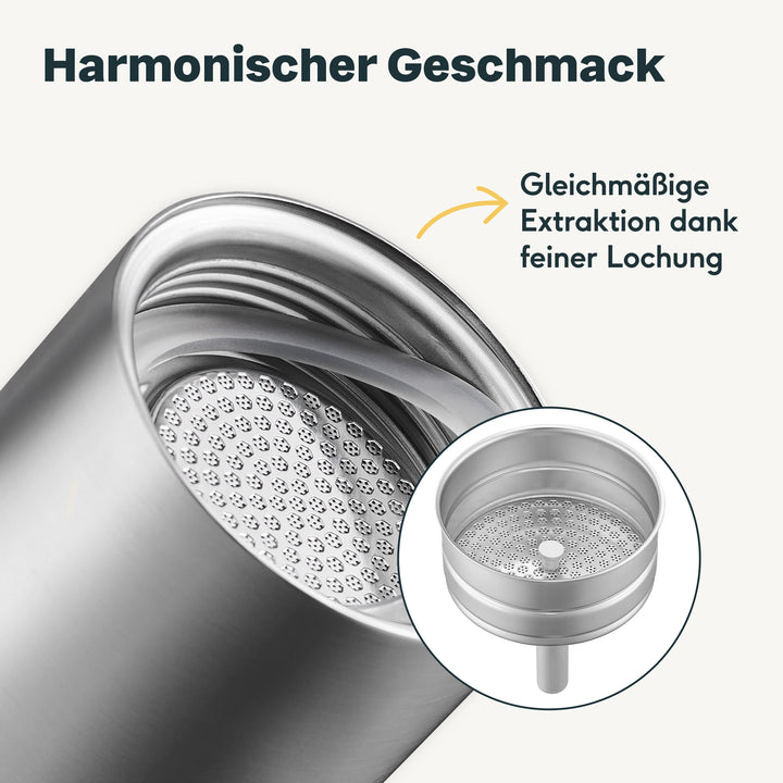 Espressokocher Set 3-teilig