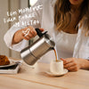 Espressokocher mit Kaffeemühle Set