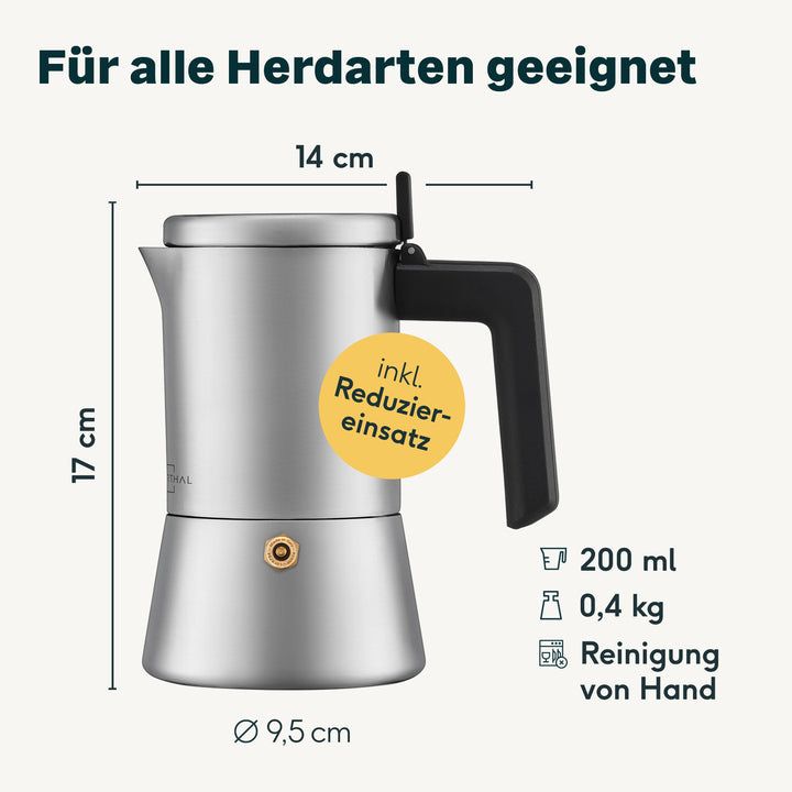 Espressokocher 4 Tassen