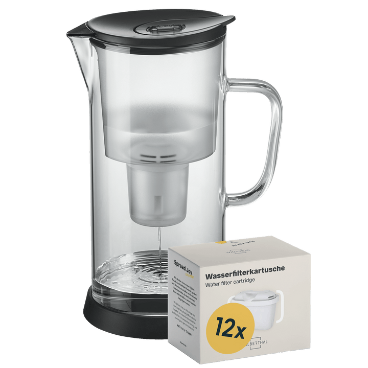 Filterkaraffe inkl. 12er Pack Kartuschen