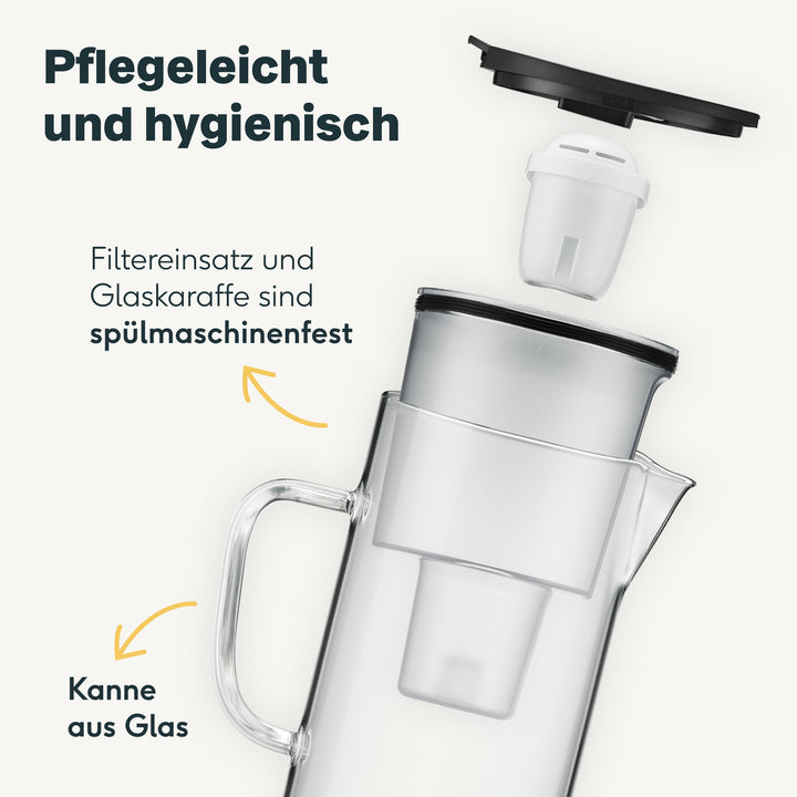Filterkaraffe inkl. 12er Pack Kartuschen