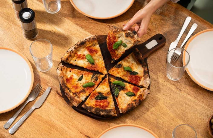 Saubere, gleich große Stücke