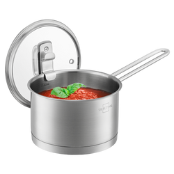 Stielkasserolle 16 cm mit Deckel