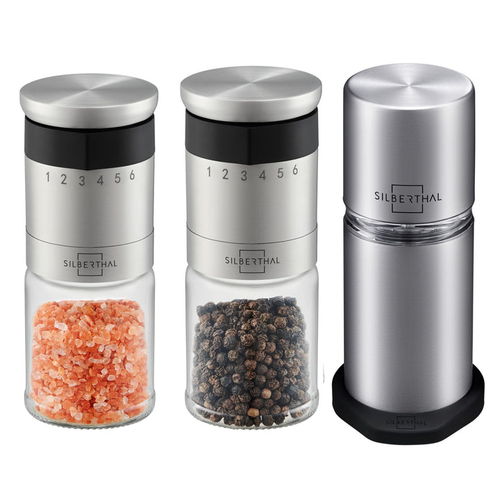 Gewürzmühlen mit Muskatmühle Set 2.0
