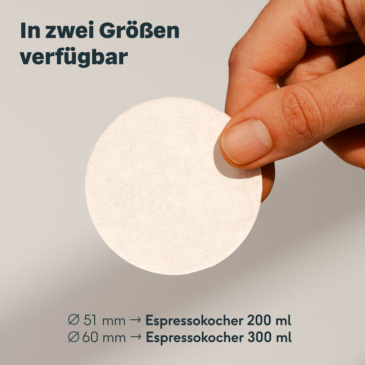 Papierfilter Espressokocher Ø 51 mm