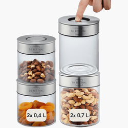 Vorratsgläser 4er Set Klein