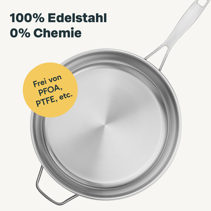 Bratpfanne 32cm Unbeschichtet