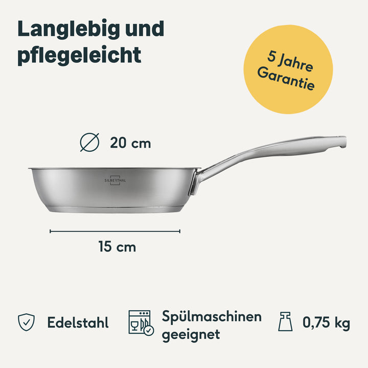 Bratpfanne Ø 20 cm - Beschichtet