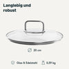 Glasdeckel für 20 cm Pfannen