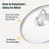 Glasdeckel für 24 cm Pfannen