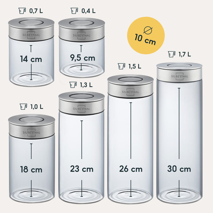Vorratsgläser 6er Set