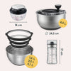 Salatschleuder Set 4-teilig