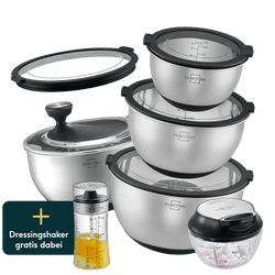 Salatschleuder Set 4-teilig