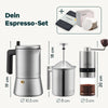 Espressokocher Set 3-teilig