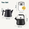 Teekanne mit Wasserkessel & Vorratsglas Set