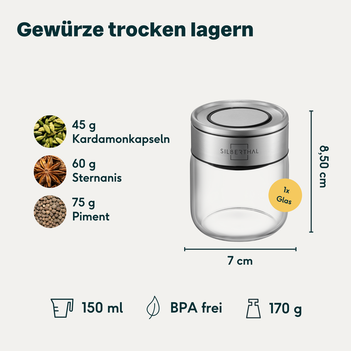 Gewürzglas 150 ml