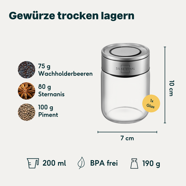 Gewürzglas 200 ml