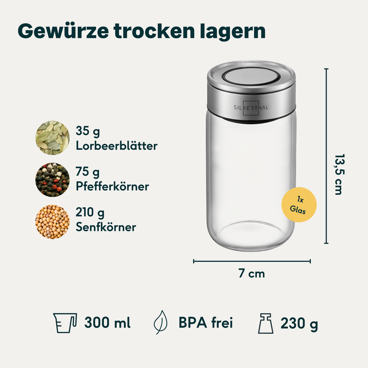 Gewürzglas 300 ml