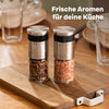 Salz und Peffermühle mit Einstellring 4er Set