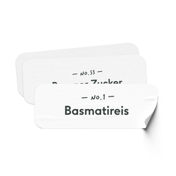 150 Etiketten für Vorratsgläser & mehr