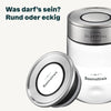 162 Vorratsgläser Etiketten Rund