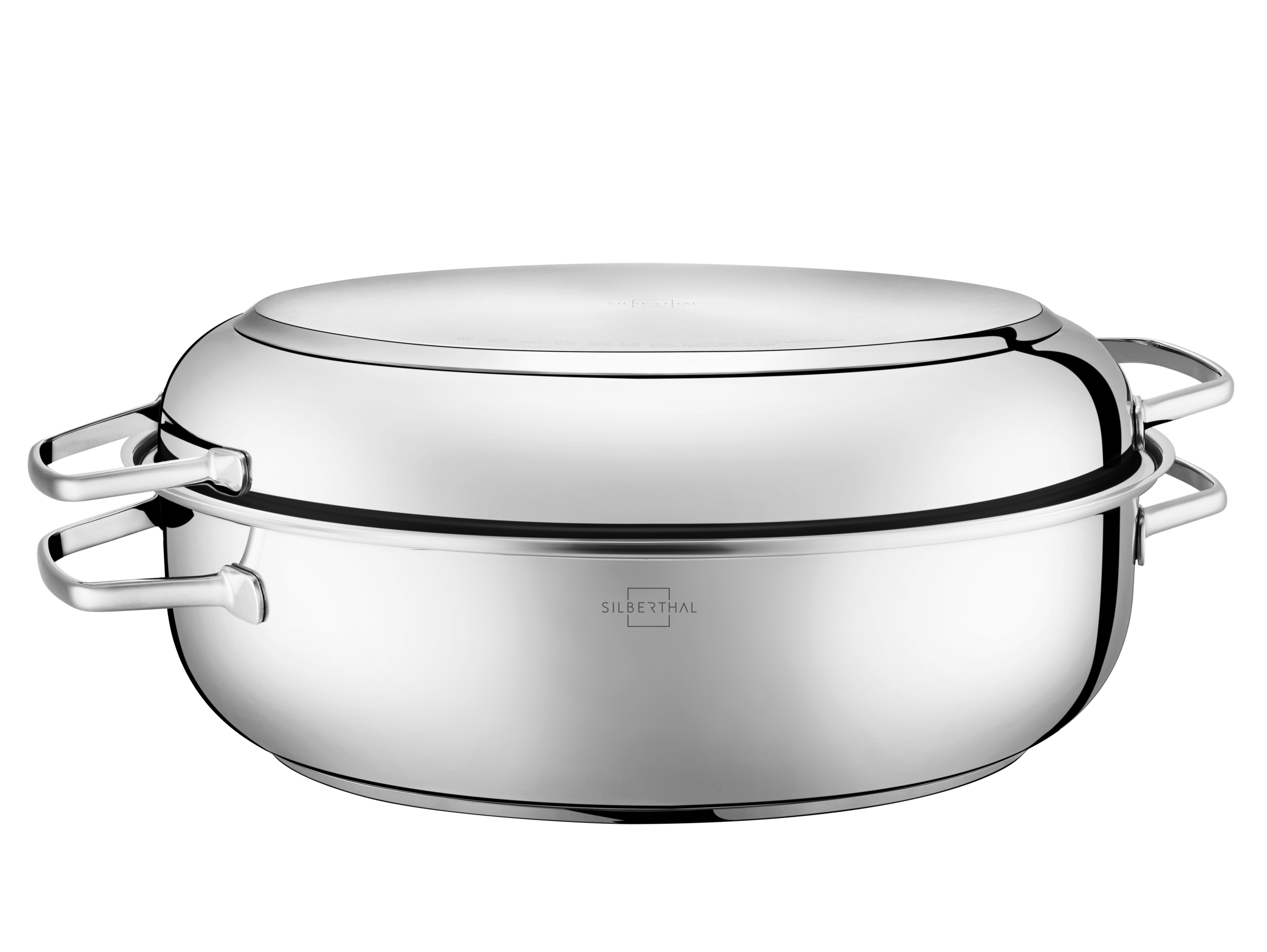 Edelstahl Bräter oval 7,8 l