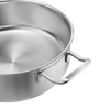 Servierpfanne Unbeschichtet 24 cm mit Deckel
