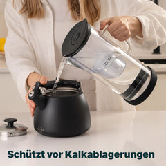 Wasserfilterkanne mit 6 Kartuschen