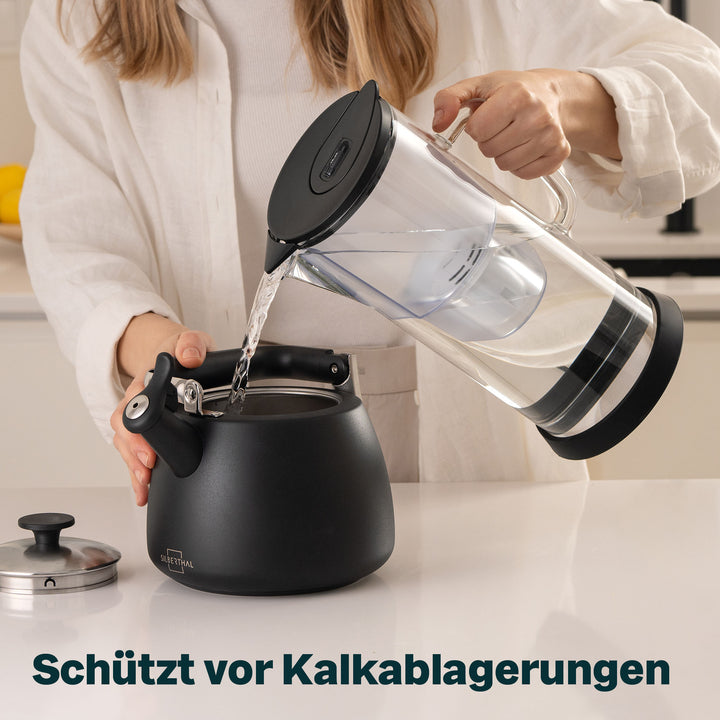Filterkaraffe inkl. 12er Pack Kartuschen