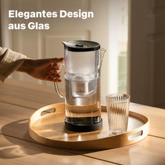 Wasserfilterkanne mit 6 Kartuschen
