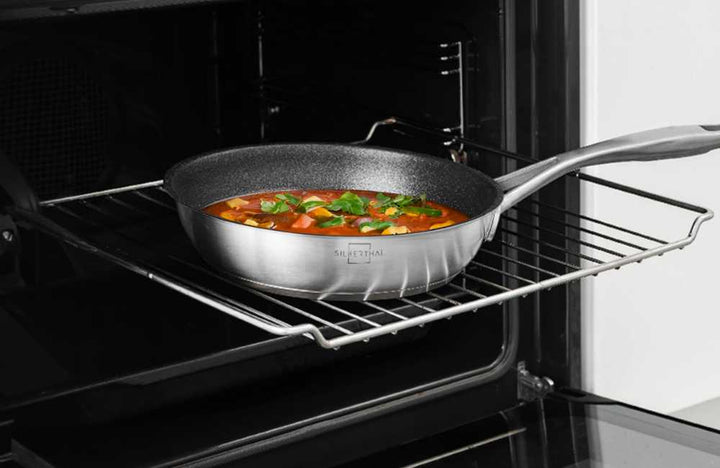 Sichere Handhabung - auch für den Backofen geeignet