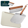 Pizzastein Set für Grill & Backofen