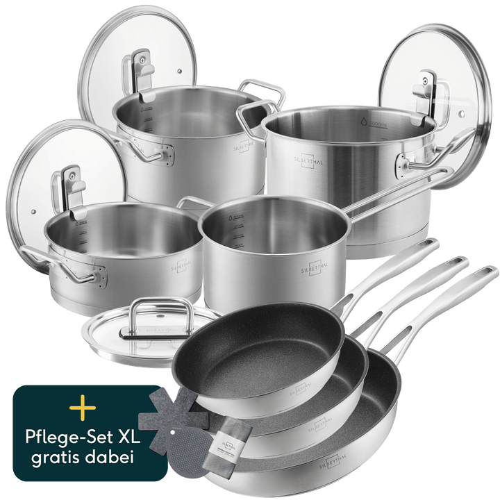 Pfannen & Topfset Beschichtet 8-teilig