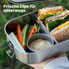 3x Mini-Dose aus Edelstahl Set