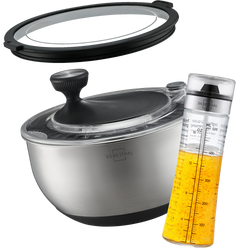 Salatschleuder Set mit Dressing Shaker